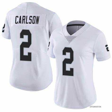 Women%27s Las Vegas Raiders #2 Daniel Carlson White Vapor Untouchable Limited Stitched Jersey(Run Small) Dzhi